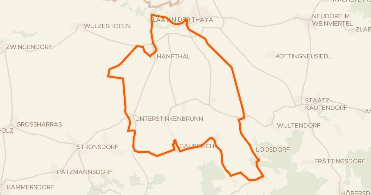 Map of the cycling route Vom Schlossgeist zum Himbeergeist