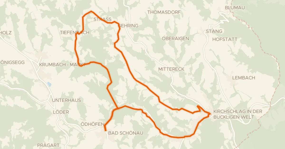 Kaart van de fietsroute Panoramaroute (e-Bike)