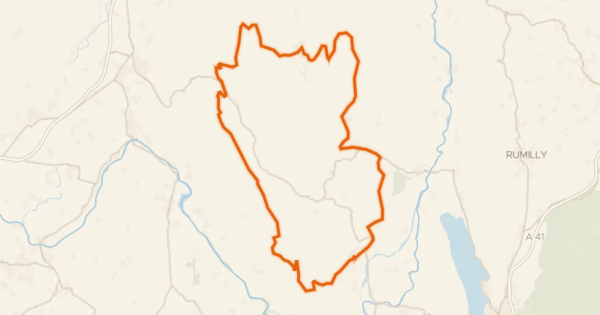 Map of the cycling route L'Ain à vélo - Le Bugey, paradis des chasseurs de cols
