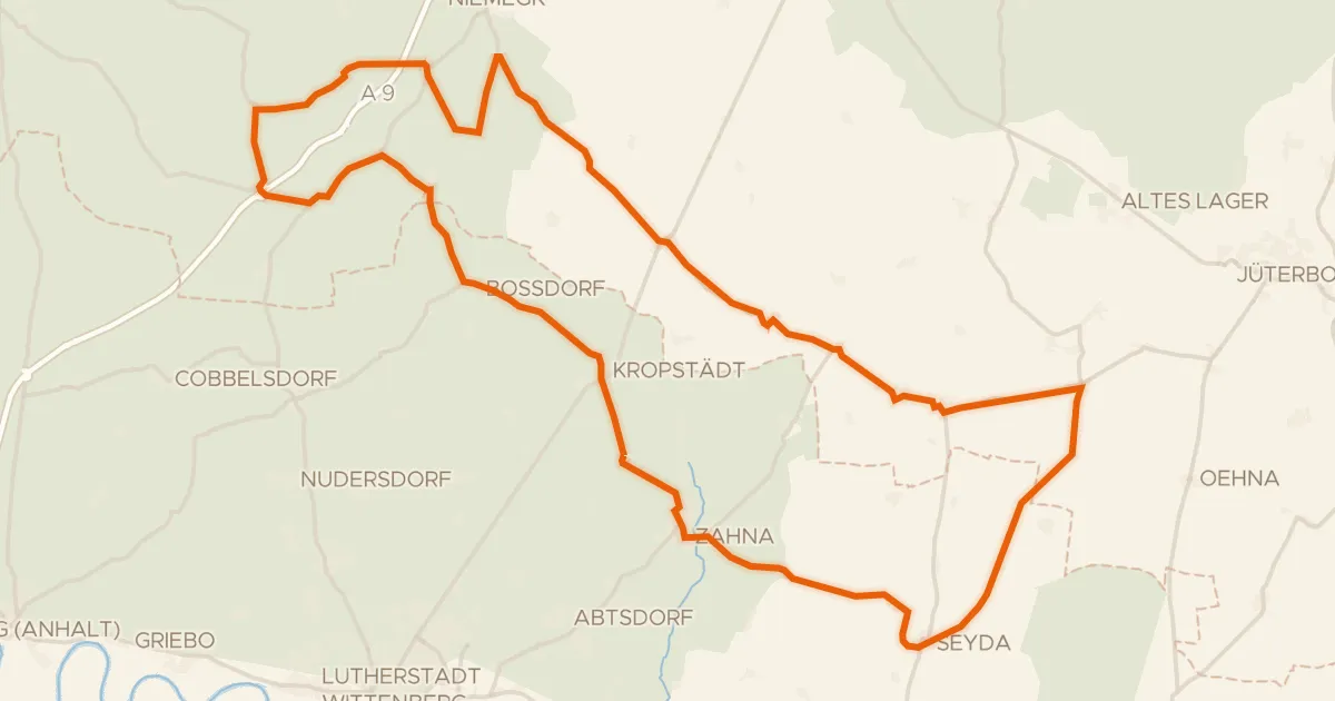 Kaart van de fietsroute Rondje Burg Rabenstein en Bockwindmühle Gölsdorf