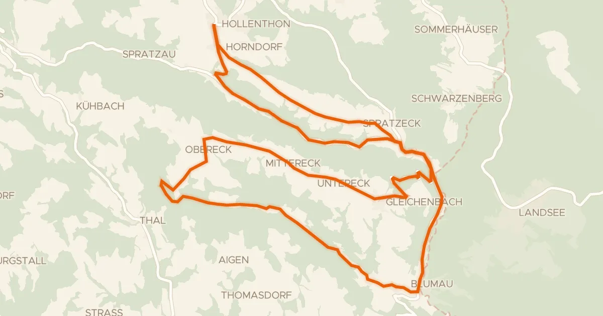 Kaart van de fietsroute Wetterroute (e-Bike)