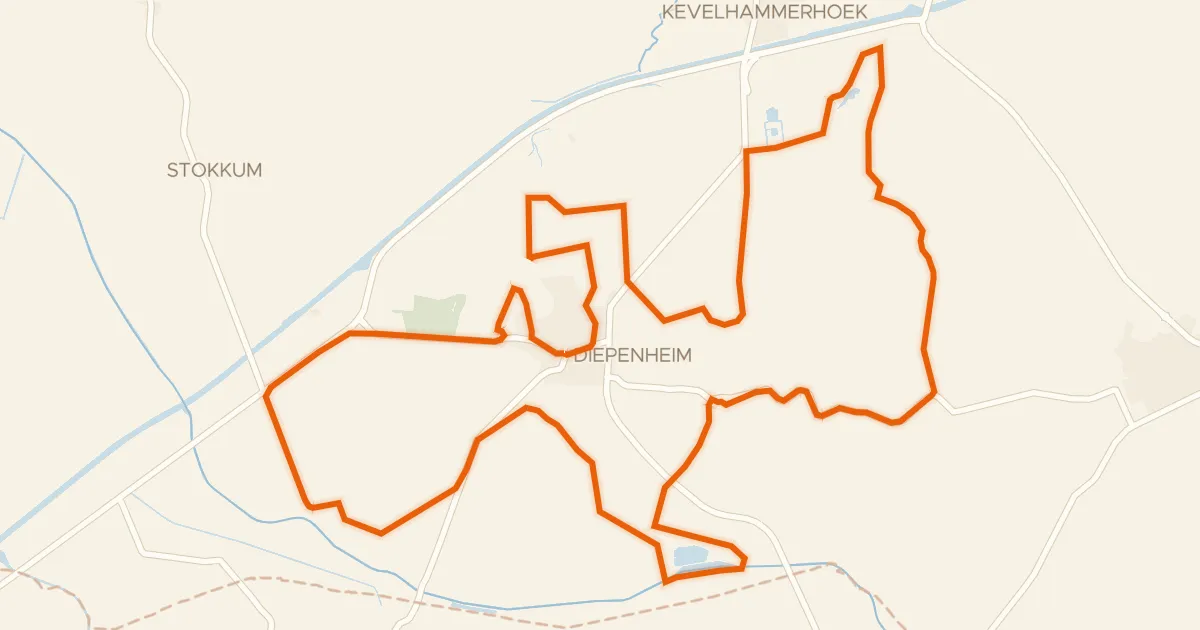 Map of the cycling route 6 Kastelenroute