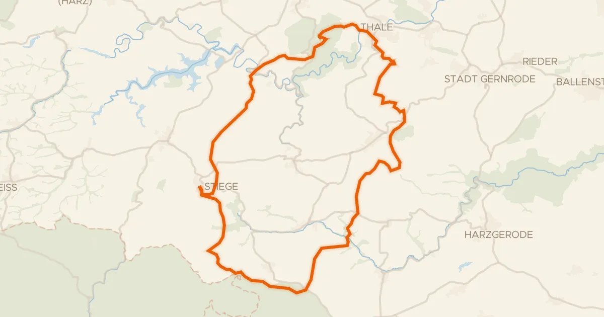 Map of the cycling route Rondje Erichsburg en Spaltenmoor
