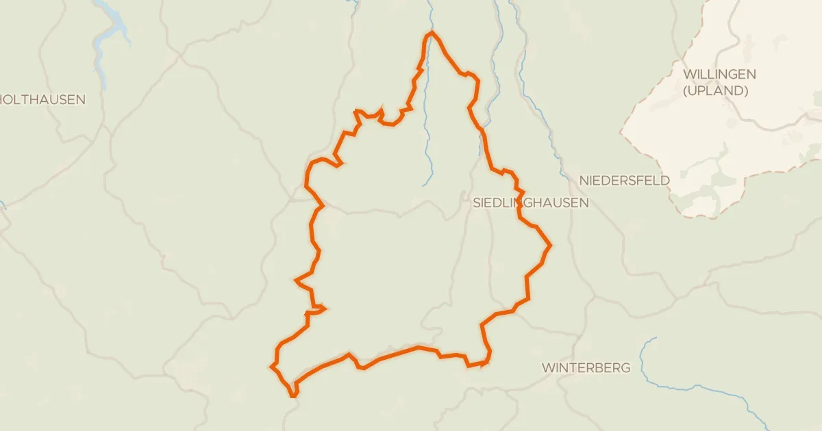 Map of the cycling route Rondje Schloss Wildenberg en Hausstätte