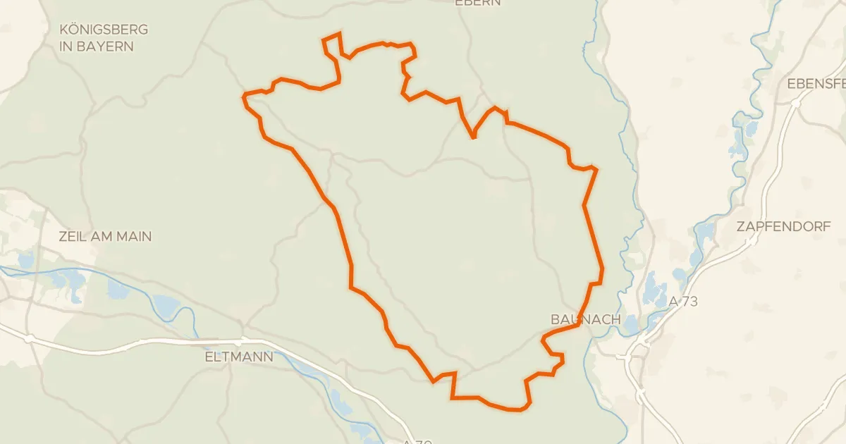 Kaart van de fietsroute Rondje Mönchsee en Naturwaldreservat Stachel