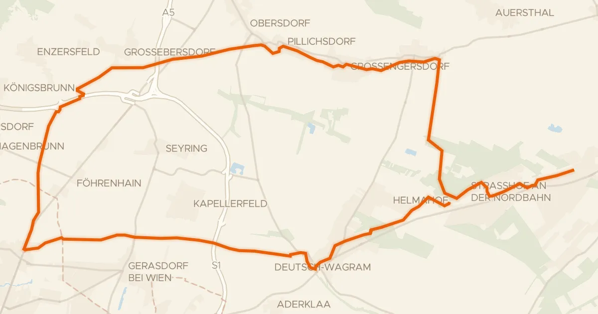 Map of the cycling route Dampfross & Drahtesel Radroute