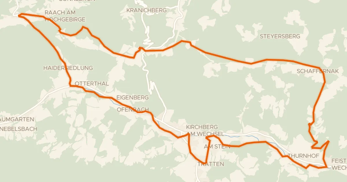 Kaart van de fietsroute Feistritztal-Route (e-Bike)