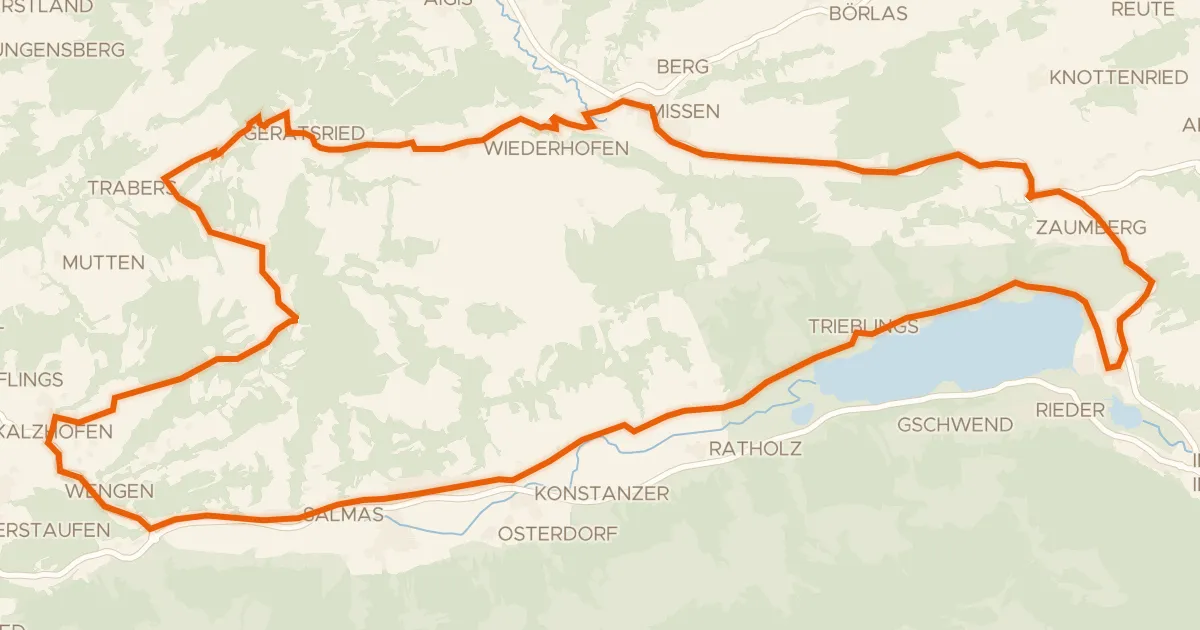 Map of the cycling route 9 - Rund um die Thaler Höhe / Salmaser Höhe