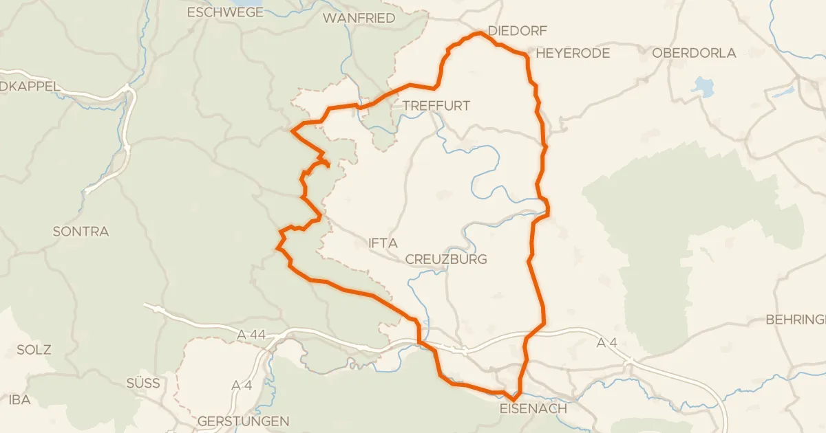 Map of the cycling route Rondje Graburg en Dreiherrenstein-Eschenberg-Kreutzerberg